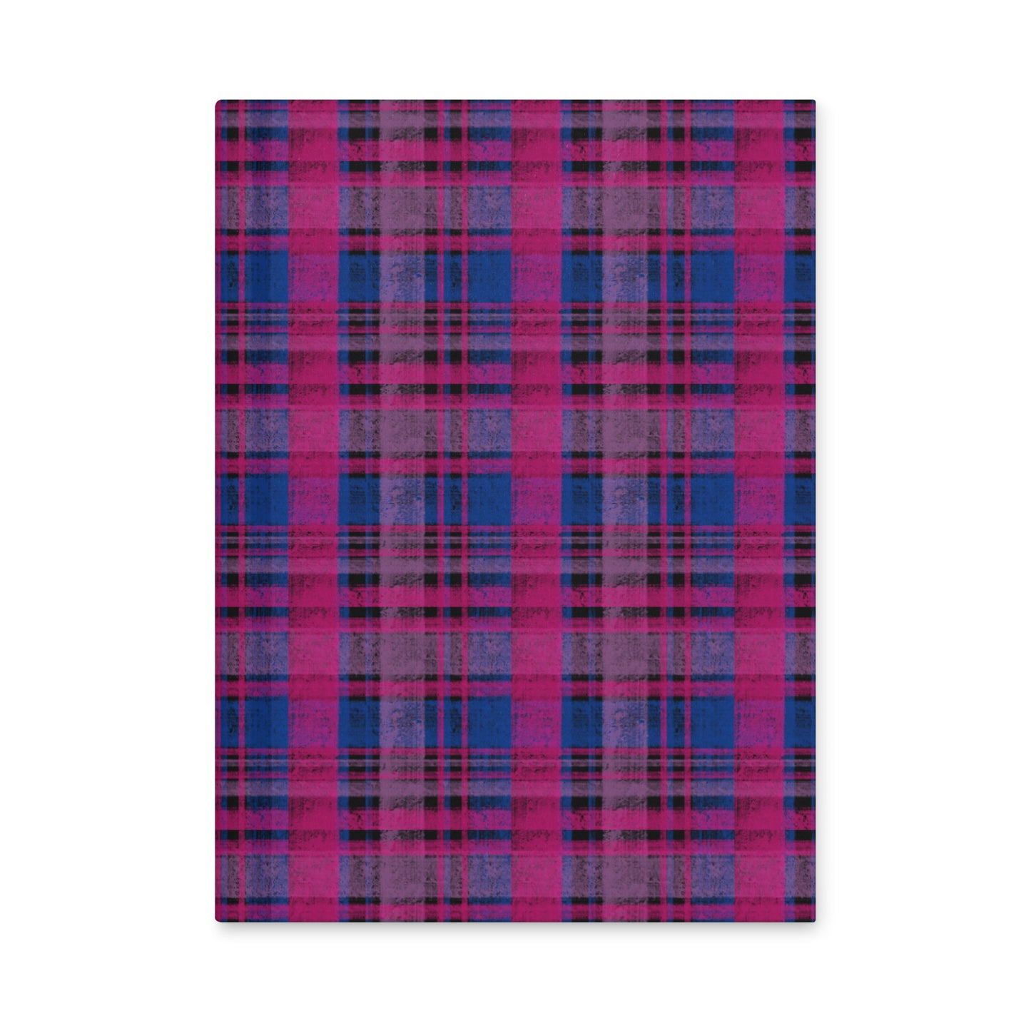 Bisexual Pride Plaid Journal