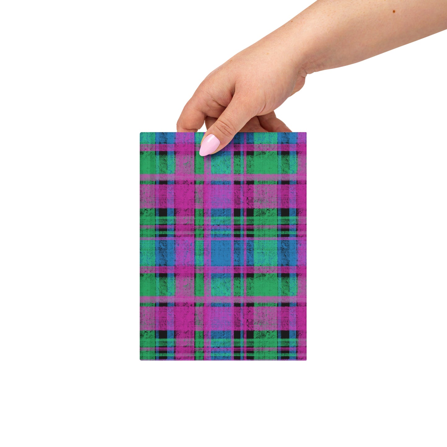 Polysexual Pride Plaid Journal