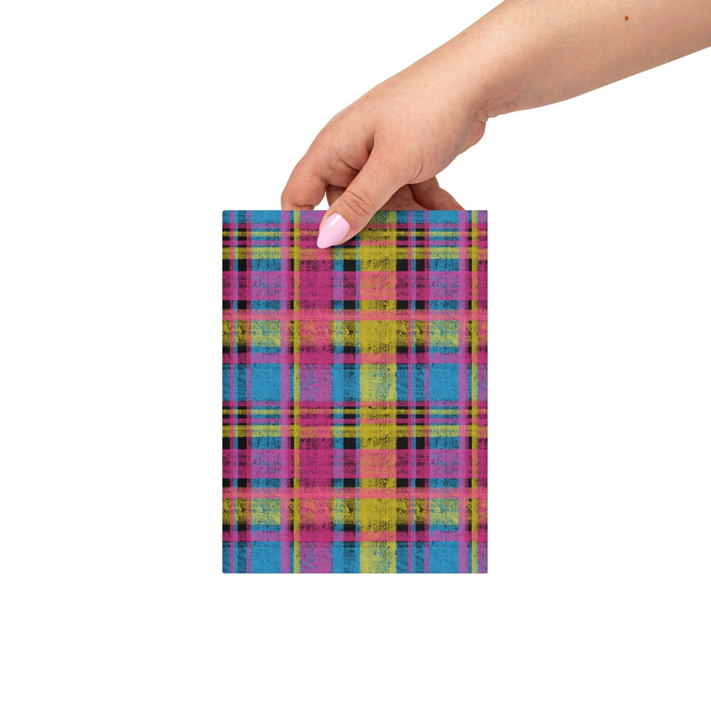 Pansexual Pride Plaid Journal