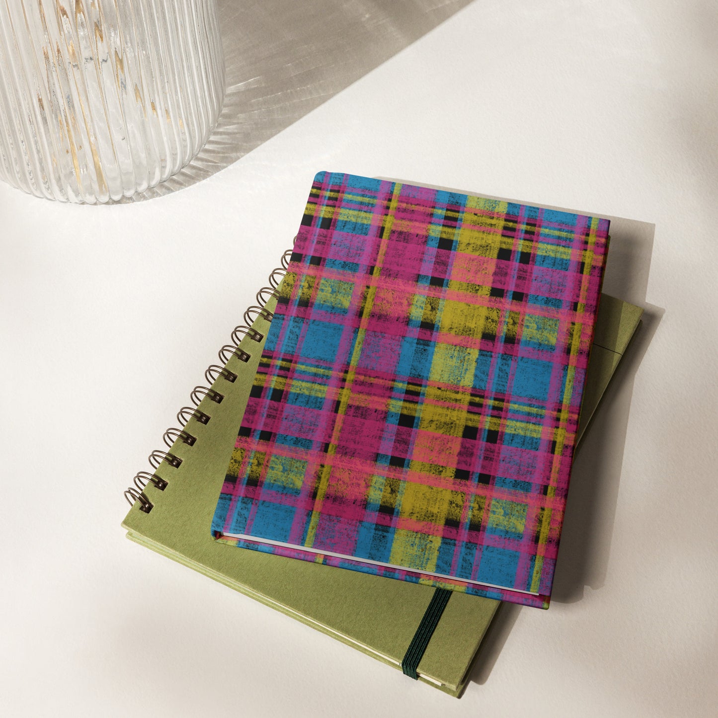 Pansexual Pride Plaid Journal