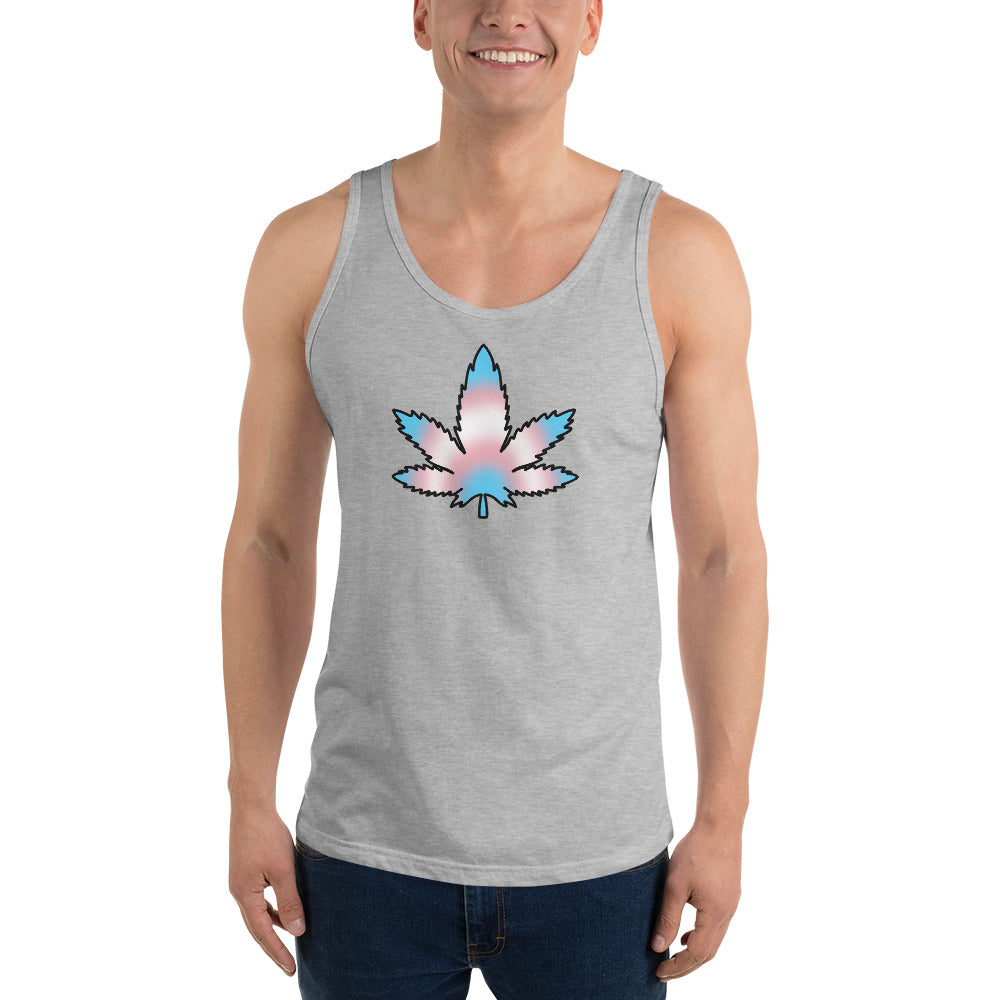 Transgender Pride Leaf Tank Top