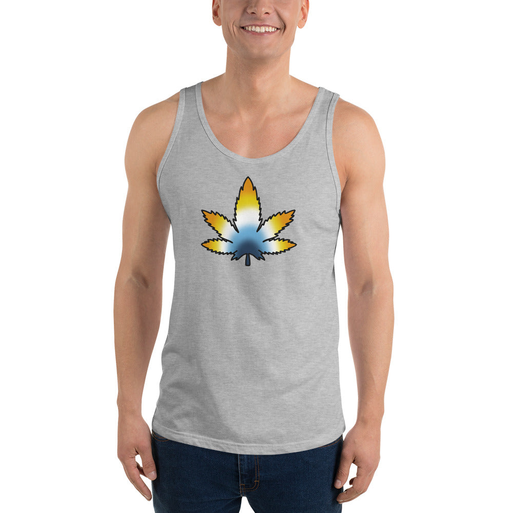 Aroace Pride Leaf Tank Top