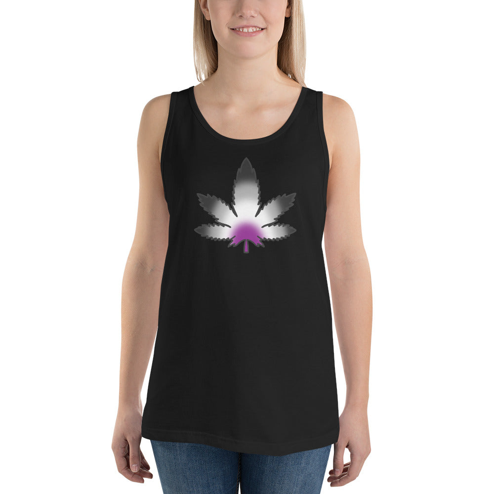 Asexual Pride Leaf Tank Top