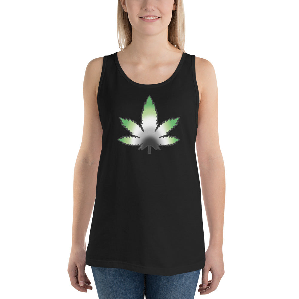Aromantic Pride Leaf Tank Top