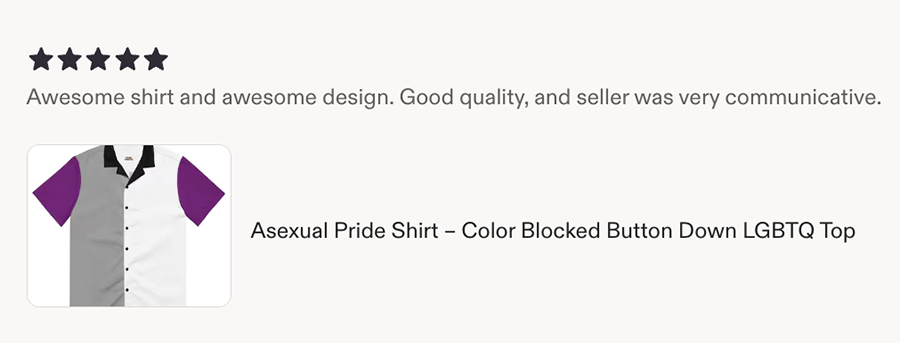 Customer review 1
