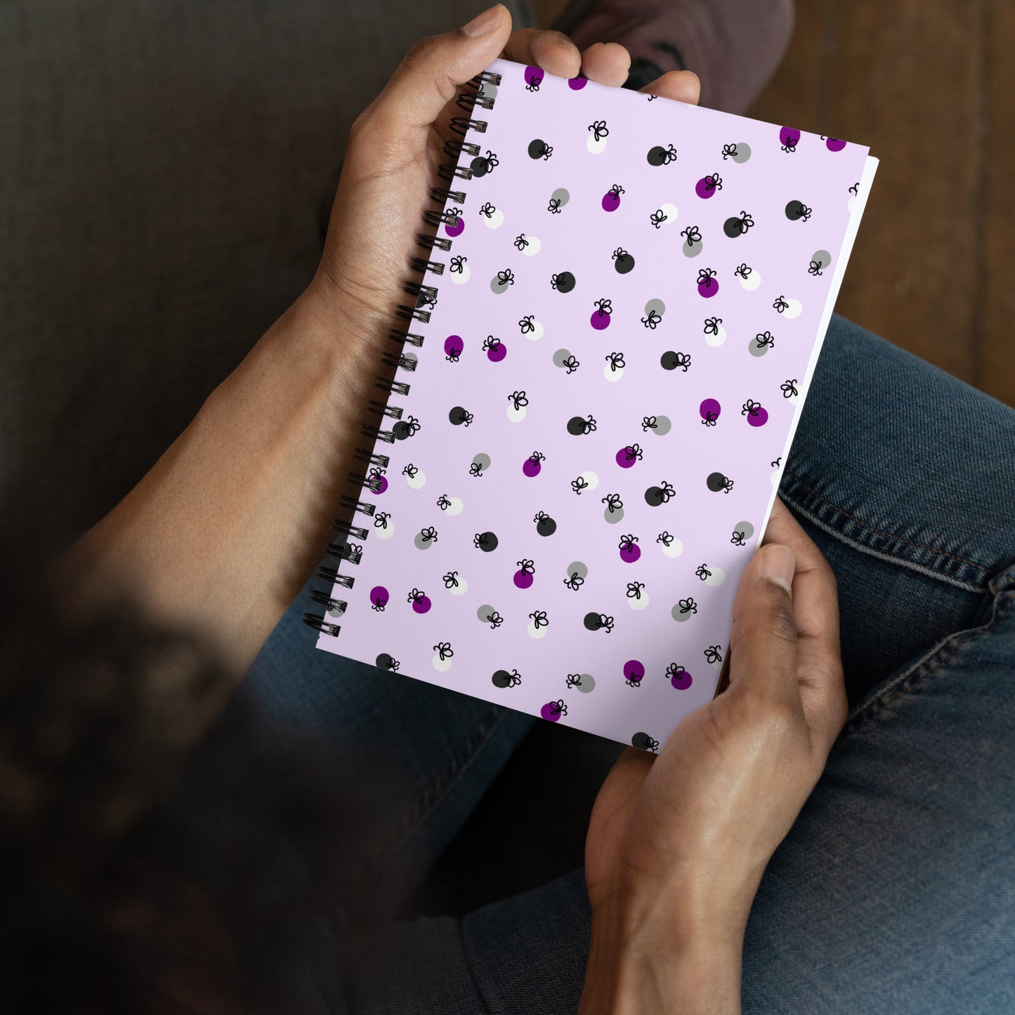 Asexual Pride Firefly Notebook