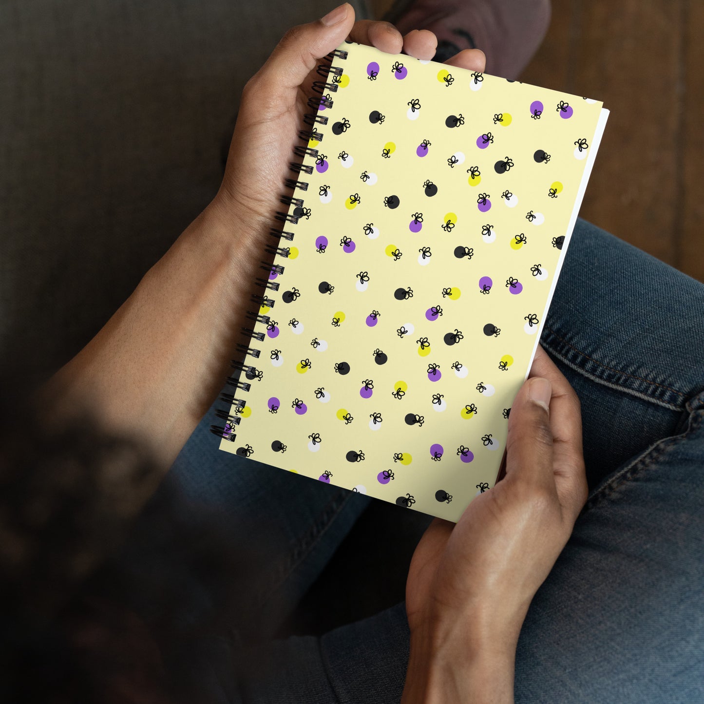 Nonbinary Pride Firefly Notebook