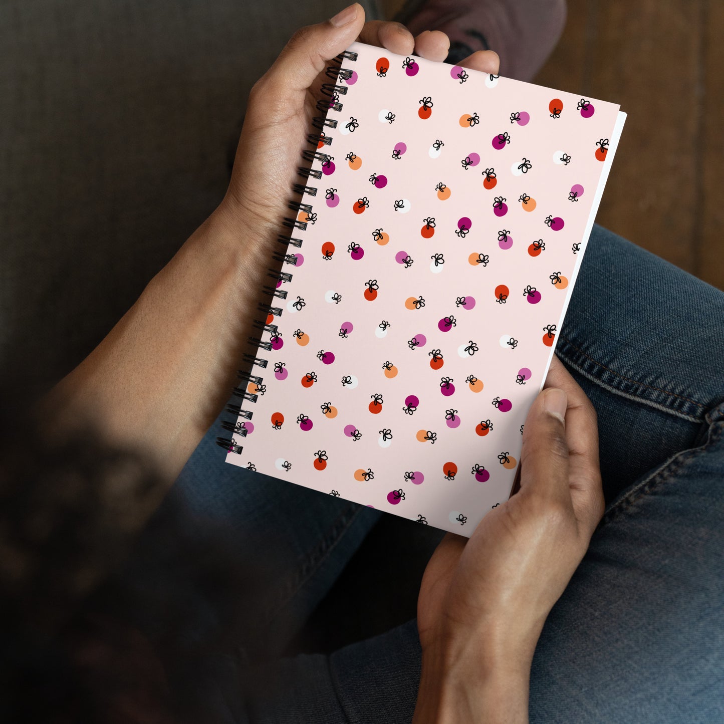 Lesbian Pride Firefly Notebook
