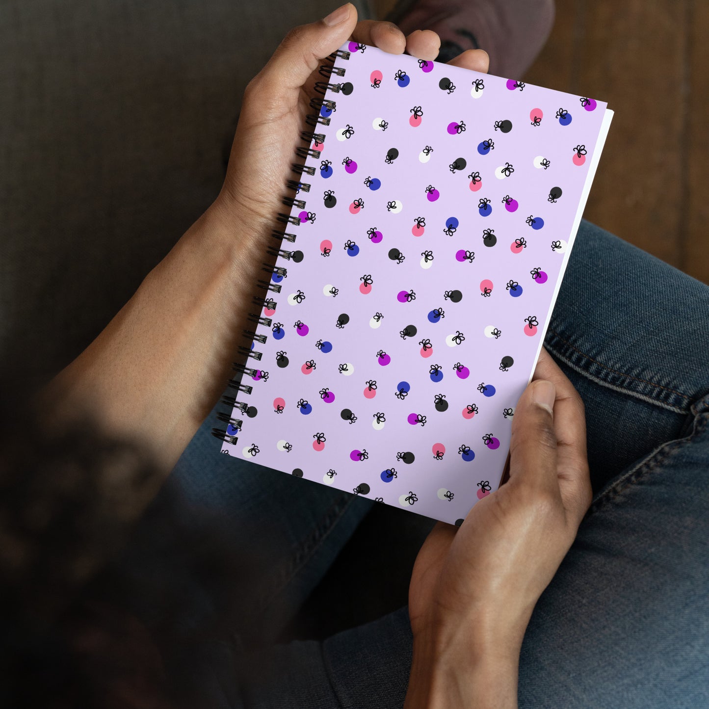 Genderfluid Pride Firefly Notebook