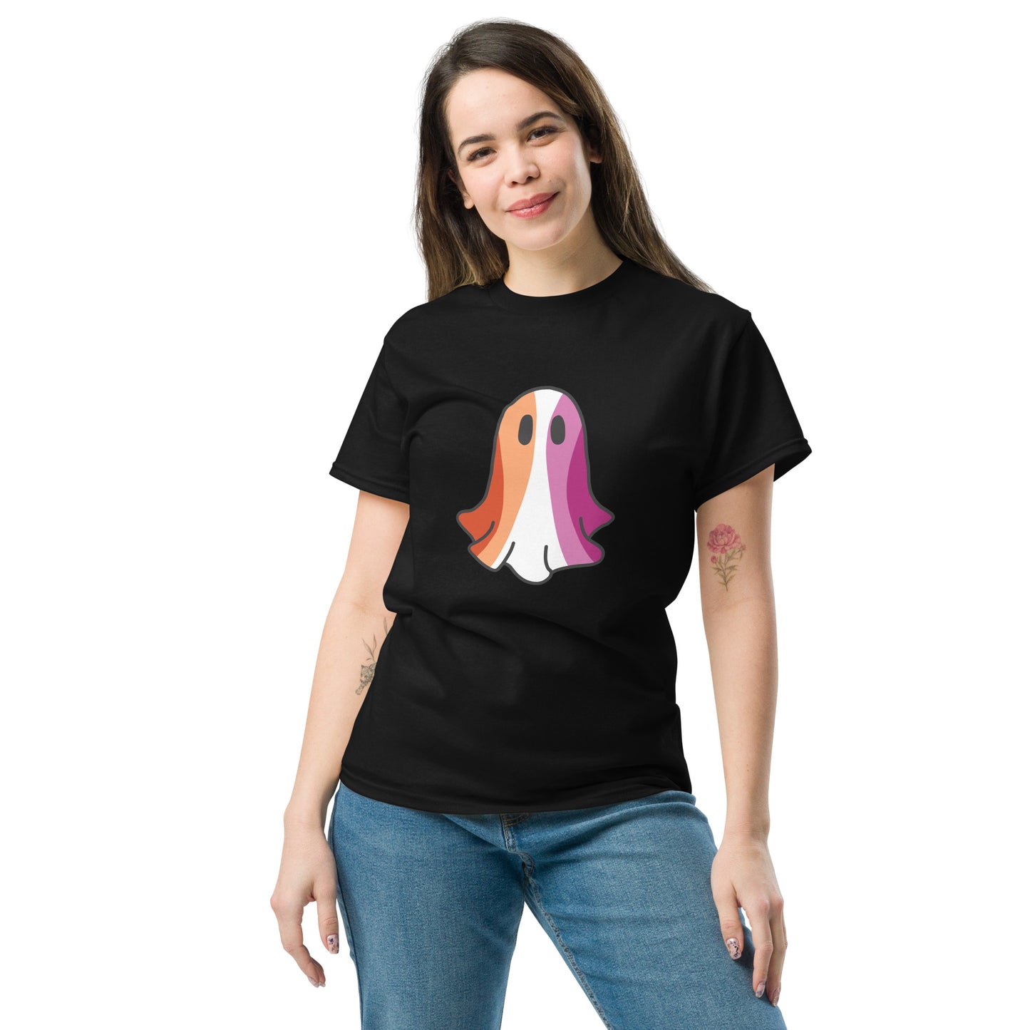 Lesbian Pride Ghost T-Shirt