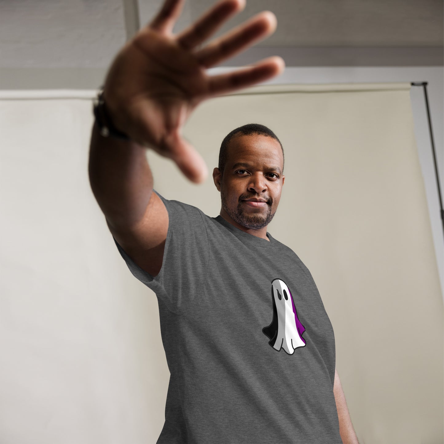 Asexual Pride Ghost T-Shirt