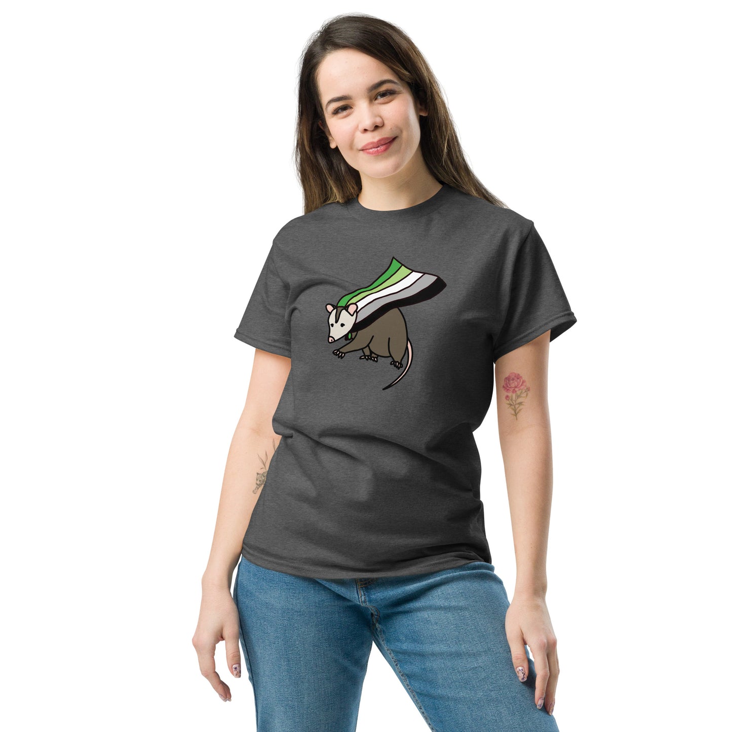 Aromantic Pride Large Possum T-Shirt