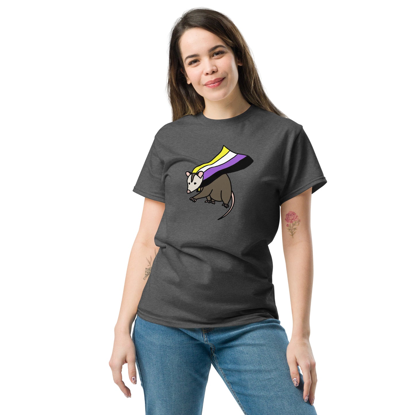 Nonbinary Pride Large Possum T-Shirt