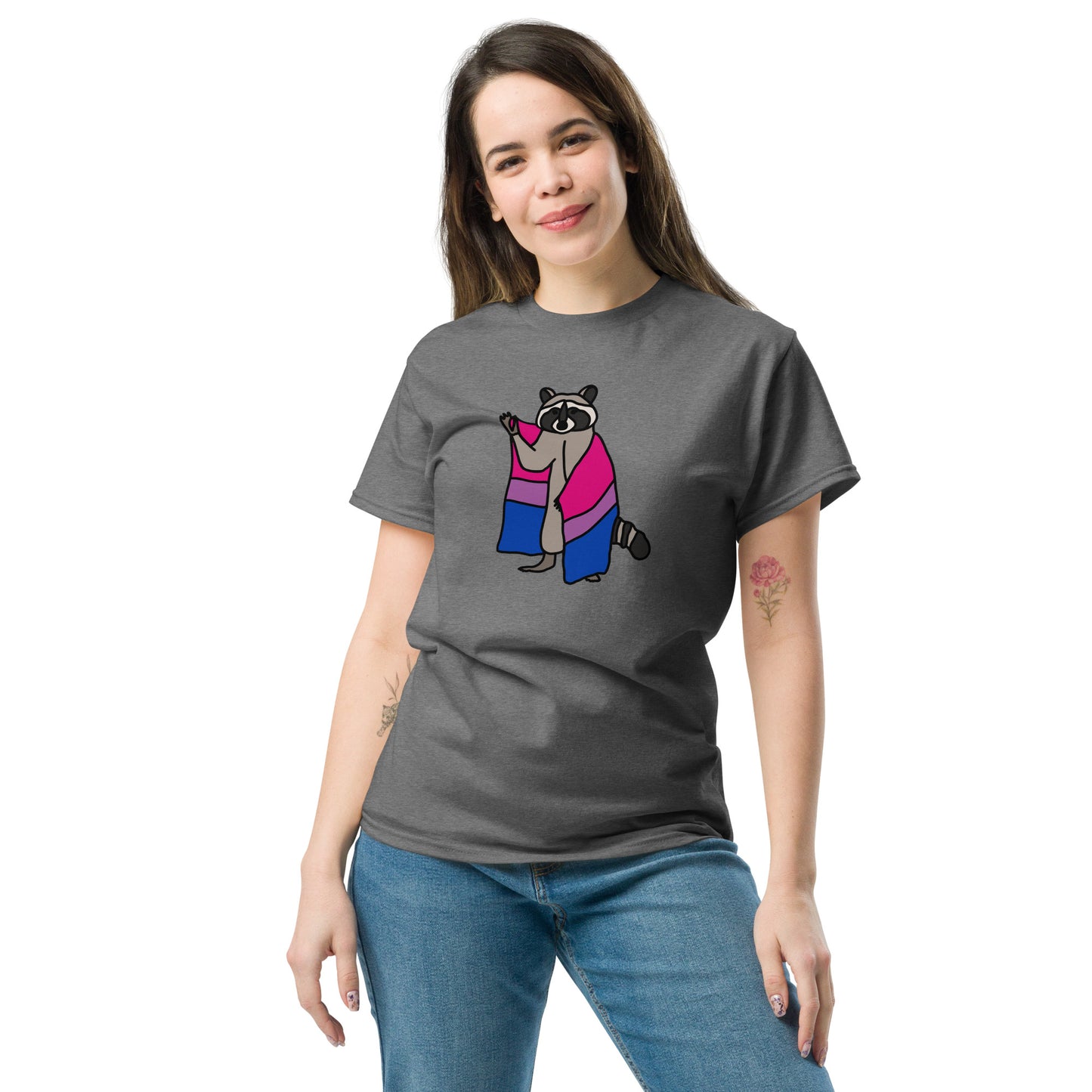Bisexual Pride Raccoon T-Shirt