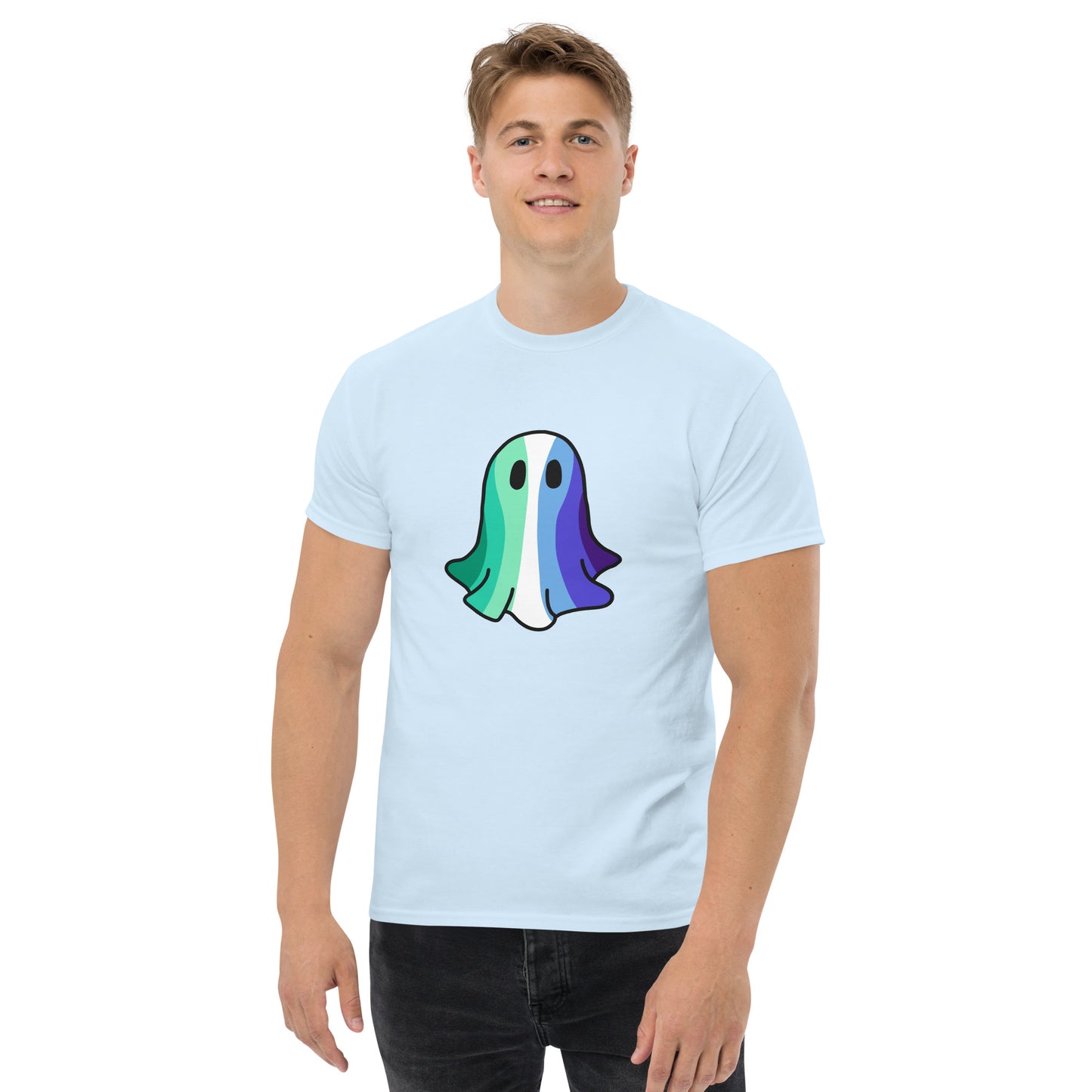 Masculine Gay Pride Ghost T-Shirt